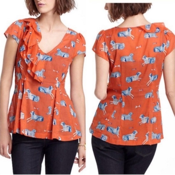 Meadow Rue by Anthropologie Blouse - SZ 12 - Picture 2 of 12